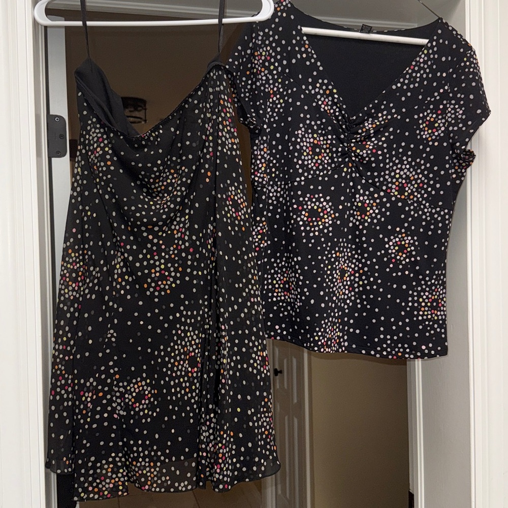 Alfani Top & Skirt